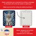 Old English Sheepdog My Angel Porcelain Ornament Christmas Tree Hanging Decorations For Home Christmas Holiday, Rectangle, Gift, Multicolor_maomaolike.com