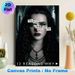 Gothic Mystery Portrait Painting Poster, Dark-hued Dramatic Female Portrait With Text Poster, Intriguing Mood-setting Decor For Bedroom, Living Room_maomaolike.com