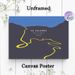 Sa Calobra Mountain Road Painting Poster, Minimalist Winding Yellow Road & Dark Mountain Silhouette Poster, Stylish Travel-themed Decor Ideal For Home_maomaolike.com