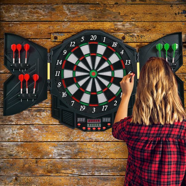 Professional Electronic Dartboard Set With LCD Display_maomaolike.com