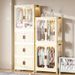 Installation-free Transparent Box Household Folding Wardrobe Clothes Quilt Organizing Artifact Children's Toy Storage_maomaolike.com