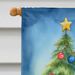 Great Dane Christmas Reindeer House Flag Large Porch Sleeve Pole Decorative Outside Yard Banner Artwork Wall Hanging, Polyester, House Size, Multicolor_maomaolike.com