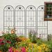 4 Pack Metal Garden Trellis 86.7" X 19.7" Rustproof Trellis For Climbing Plants Outdoor Flower Support Black_maomaolike.com