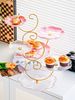 3-Tier Cupcake Stand Holder, Plastic Round Tiered Serving Stand, Mini Cakes Fruit Candy Display Dessert Tower Tray For Tea Party, Wedding_maomaolike.com