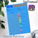50lb Weight Loss Tracker Painting Poster, Vibrant Color-coded Weight Loss Chart Poster, Practical Tool To Track Weight Loss Progress And Plan Rewards_maomaolike.com