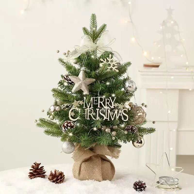 Mini Christmas Tree Music Box With Ornaments – Festive Tabletop Decoration With Melody For Xmas Home Decor & Gift_maomaolike.com