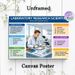 Laboratory Research Scientist Painting Poster, Informative Cartoon-style Lab Scene Poster, Educational Career Guide Suitable For Labs, Offices And_maomaolike.com