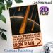 Iron Rain & Mars Themed Painting Poster, Vintage Retro Cosmic Meteor Shower Scene Poster, Sci-fi Inspired Wall Decor For Home Office, Living Room_maomaolike.com
