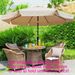10 Ft Patio Umbrella Market Table Round Umbrella Outdoor Garden With Crank And Push Button Tilt For Garden Deck Backyard Pool Shade Outside_maomaolike.com
