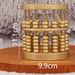 Brass Abacus Pen Holder Gold 0kg New Chinese Style Ornament Desktop Creative Gift Copper Artwork Home Decoration_maomaolike.com