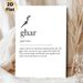 Ghar Definition Painting Poster, Minimalist Black & White Typographic Poster, Warm Home-concept Art Ideal For Living Room, Bedroom Wall Decor_maomaolike.com