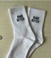 Unisex BAD B ITCH socks Medium socks White socks alphabet socks sub-casual socks_maomaolike.com
