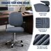 Cross-border Solid Color Elastic Fleece Split Dustproof Universal Corn Grain Knitted Office Chair Cover, Summer Dropshipping_maomaolike.com