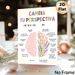 Positive Mindset Painting Poster, Soft Watercolor Floral Brain & Motivational Spanish Text Poster, Fosters Optimistic Thinking, Suitable For Office_maomaolike.com