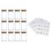 12 Pcs Empty Spice Jars With Label Pack (12x Bamboo Lid Glass Jar). Small 8oz Spice Storage Bottles With 72 Printed Spice Stickers And 20 Writable Pantry Labels For Seasoning Containers_maomaolike.com