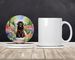 Newfoundland Spring Path Large Sandstone Coasters Pack Of 4 Absorbent Round Coasters Decor Gifts For Men Or Women, 4 In, Multicolor_maomaolike.com