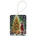 Dachshund And Santa Claus Porcelain Ornament Christmas Tree Hanging Decorations For Home Christmas Holiday, Rectangle, Gift, Multicolor_maomaolike.com