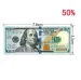 Copy Money Actual Currency 1:2 Size Paper Pieces/package 100 High Copy Free American Quality Atmosphere Bar BEST Party_maomaolike.com