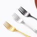 2/4/6/12Pcs Dessert Forks Gold Fruit Stainless Steel Sliver Tableware Cake Snack Salad Fork Mirror Western Black Cutlery_maomaolike.com