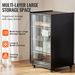 VEVOR 5-Tier AV Media Stand With Wheels, Wooden Audio-Video Media Stand For DVD Players/Cable Boxes/Games Consoles, Height-Adjustable Media Storage Cabinet For Gaming, Recording Room, Black_maomaolike.com