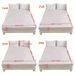 Solid Color Fitted Mattress Protector - Waterproof & Dustproof (Elastic Deep Pocket Hypoallergenic Breathable Fabric_maomaolike.com