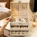 Quilted Multi-layer Large Capacity For Rings, Earrings, Necklaces, Desktop Drawer-style Jewelry Storage Box_maomaolike.com
