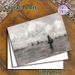 Sea & Sailing Boats Painting Poster, Muted-tone Impressionist-style Poster, Serene Coastal Scene With Sailboats Under Cloudy Sky, Ideal For Living_maomaolike.com