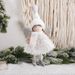 Cross-border New Tree Creative Pendant Hanging Christmas Decorations Jacquard Hat Cute Girl Angel Baby_maomaolike.com