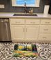 Montana Bitterroot In Watercolor Memory Foam Kitchen Mat Machine Washable Anti-Fatigue Mat Cushion Comfort Bath Mat Or Kitchen Rug_maomaolike.com