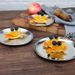 Round Plate Cafe Tray Fruit Cake Plate Bone Plate Dish Shallow Plate_maomaolike.com