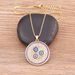 AIBEF Fashion Copper Choker Necklaces Ehnic Round Pave Coloful Cubic Zirconia Pendan Men Woman Jewelry Accessories_maomaolike.com