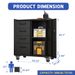 CREASION Sturdy Metal Tool Storage Cabinet With Wheels - Tool Storage Cabinet For Garage, Office, And Home Organizer Solutions_maomaolike.com