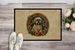 Lhasa Apso Christmas Flowers Doormat Front Door Mat Indoor Outdoor Rugs For Entryway, Non Slip Washable Low Pile, 24H X 36W_maomaolike.com
