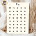 Punjabi Alphabet Painting Poster, Simple Clear Typographic Poster, Practical Aid For Punjabi Language Learning, Ideal For Study Rooms And Language_maomaolike.com