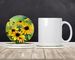 Maryland Black-Eyed Susans In Watercolor Large Sandstone Coasters Pack Of 4 Absorbent Round Coasters Decor Gifts For Men Or Women, 4 In, Multicolor_maomaolike.com