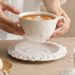 High-end And Exquisite Coffee Cup And Saucer Set From A Café, Featuring Rock-patterned Ceramic Coffee Cups_maomaolike.com