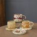 Retro Ceramic Cup Cross-border Mug Japanese Style Simple Afternoon Tea Cup Creative Stoneware Coffee Cup And Saucer Set_maomaolike.com