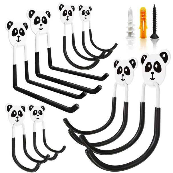 Garage Storage Hooks 10 Pieces, Heavy Steel Tools Utility J Wall Mount, Suitable For Bicycles, Chair Ladders And Garden Finishing_maomaolike.com