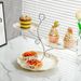 3 Tier Cupcake Stand Tower, White Plastic Cup Cake Holder For Dessert Table, Tiered Serving Tray For Tea Party, Baby Shower, Wedding And More_maomaolike.com