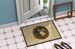 Jack Russell Terrier Christmas Flowers Doormat Front Door Mat Indoor Outdoor Rugs For Entryway, Non Slip Washable Low Pile, 24H X 36W_maomaolike.com
