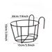 Hanging Flower Pots, Balcony Plant Stands, Outdoor Railing Plant Racks, Space-saving Circular Hanging Plant Holders_maomaolike.com