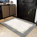 Living Room Rug Large Size Gorgeous Gold Frame Design Bedroom Rug Plush Thickened Machine Washable Thickened Underlay Interior Decorative Rug_maomaolike.com