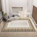 Living Room Rug Large Size Gorgeous Gold Frame Design Bedroom Rug Plush Thickened Machine Washable Thickened Underlay Interior Decorative Rug_maomaolike.com