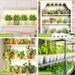 LED Plant Growth Supplementary Light Seedling Indoor Planting Full Spectrum LED Panel Light_maomaolike.com