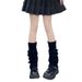 Lolita knitted pile socks Extended jk calf socks Modified leg socks Leg socks Slimming leg mask_maomaolike.com