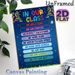 Classroom Rules Painting Poster, Vibrant Night-themed Colorful Motivational Text Poster, Conveys Positive Class Values To Foster A Harmonious Learning_maomaolike.com