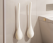 New Wall-Mounted Household Silicone Long Handle Bathroom Toilet Cleaning Brush Premium_maomaolike.com