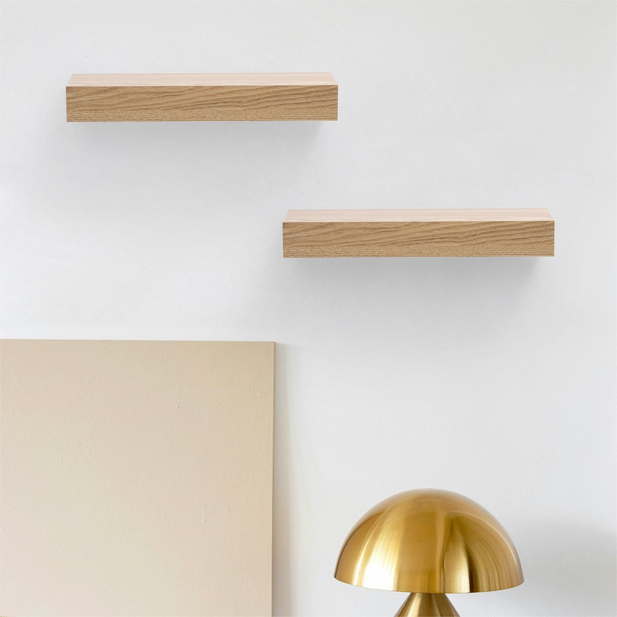 Floating Shelves 11.8" Wall Mounted Wood Shelves For Bathroom, Bedroom, Living Room, Kitchen, Hanging Shelf For Books/Storage/Decor With Invisible Brackets, Maple_maomaolike.com