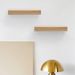 Floating Shelves 11.8" Wall Mounted Wood Shelves For Bathroom, Bedroom, Living Room, Kitchen, Hanging Shelf For Books/Storage/Decor With Invisible Brackets, Maple_maomaolike.com