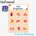 Human Organs Painting Poster, Vibrant Cartoon-style Organs With French Naming Labels Poster, Educational Visual Aid For Anatomy Learning, Suitable For_maomaolike.com